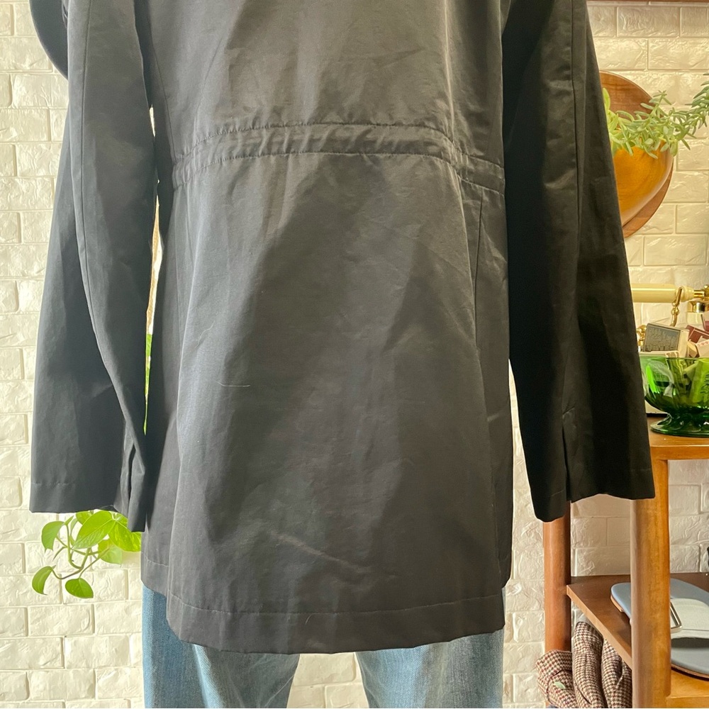 SOLD OUT EILEEN FISHER Cotton Nylon Stand Collar Coat
Black Mid-Length Jacket - Picture 11 of 16